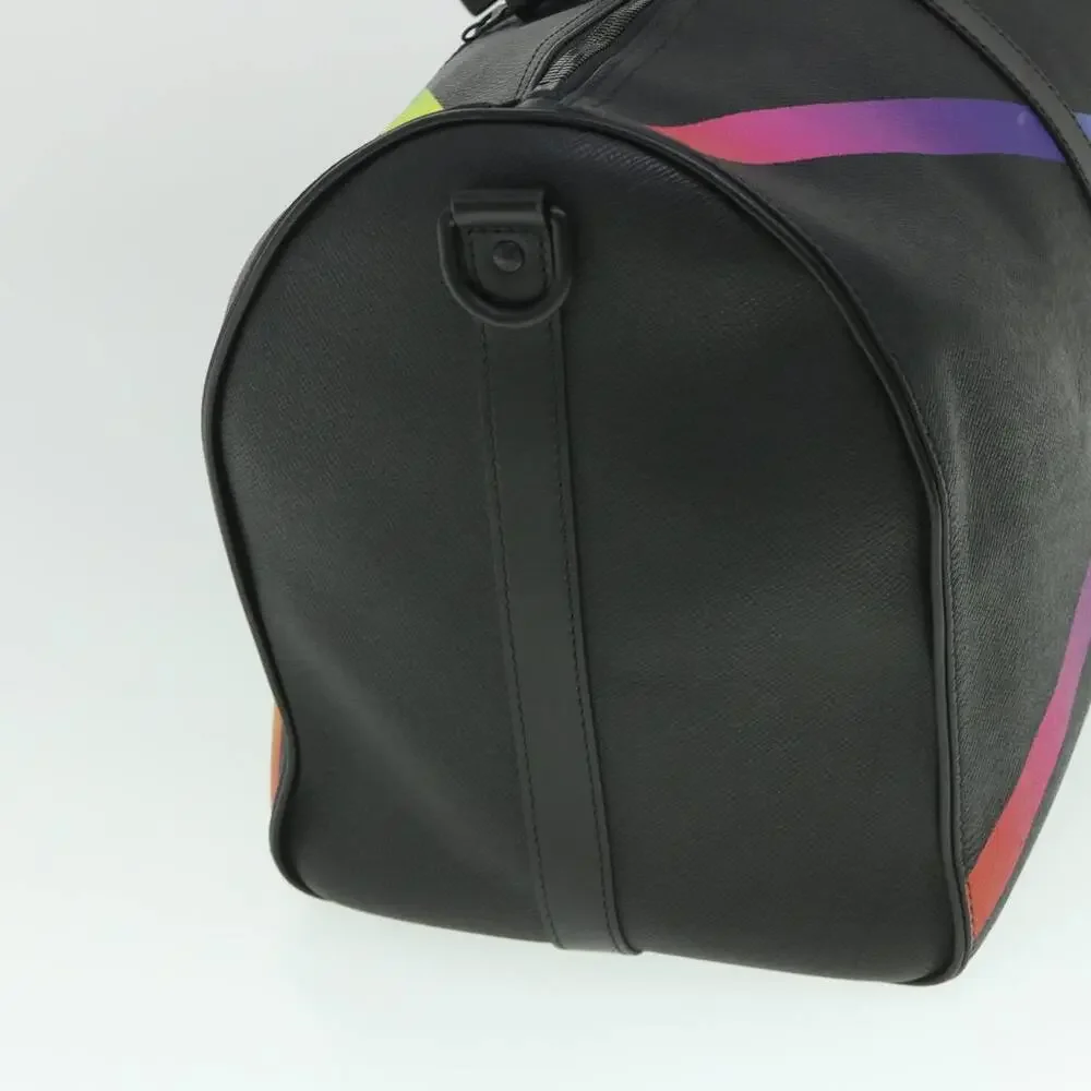 LOUIS VUITTON Taiga Rainbow Keepall Bandouliere 50 Boston Bag M30345